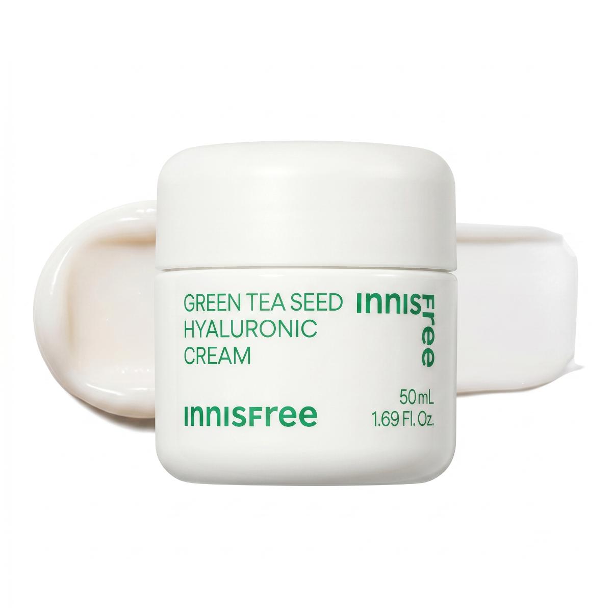 Innisfree Green Tea Hyaluronic Moisturizing Cream 50ml - Skin2.0