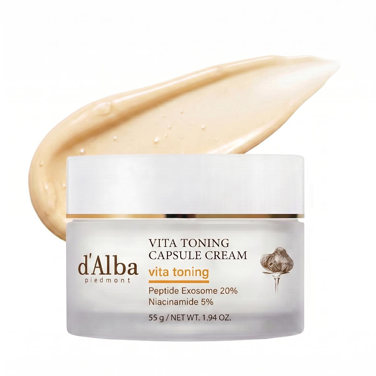 d'Alba White Truffle Vita Toning Capsule Cream Niacinamide 5% 55g - Skin2.0
