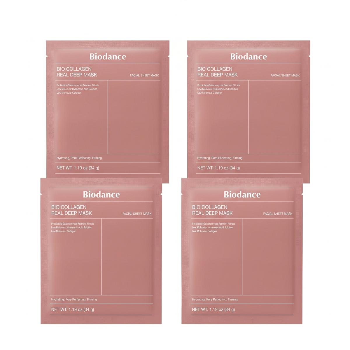 Biodance Bio Collagen Real Deep Mask 4 Sheets - Skin2.0