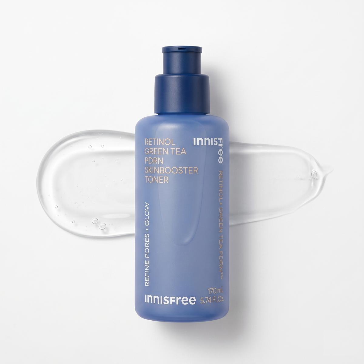 Innisfree Retinol Green Tea PDRN Skin Booster Toner 170ml - Skin2.0