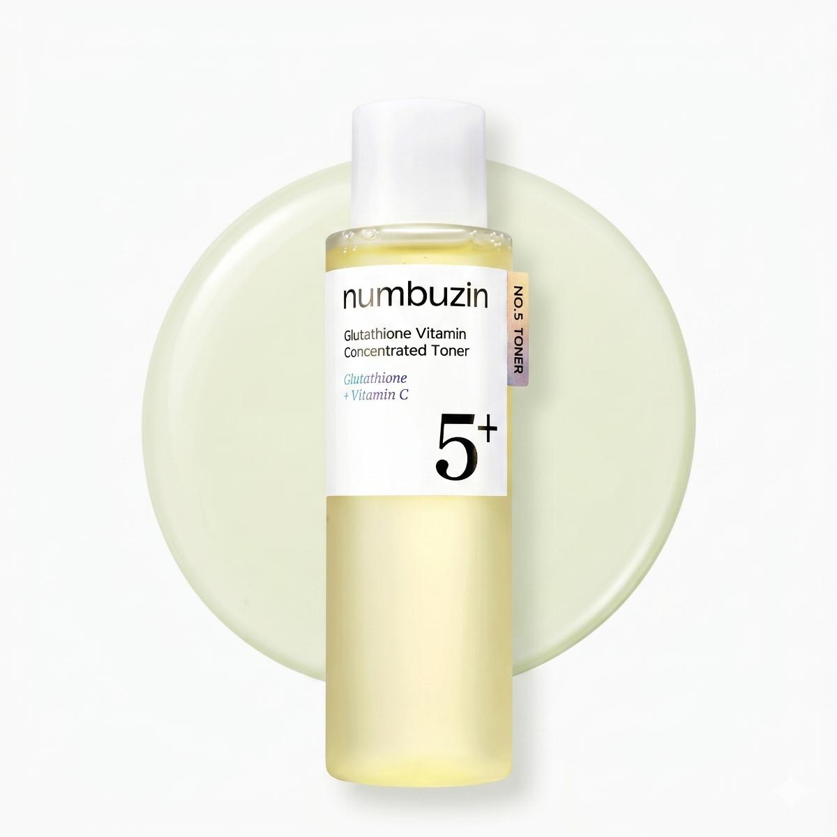 numbuzin No.5 Glutathione Vitain Concentrated Toner 200ml - Skin2.0