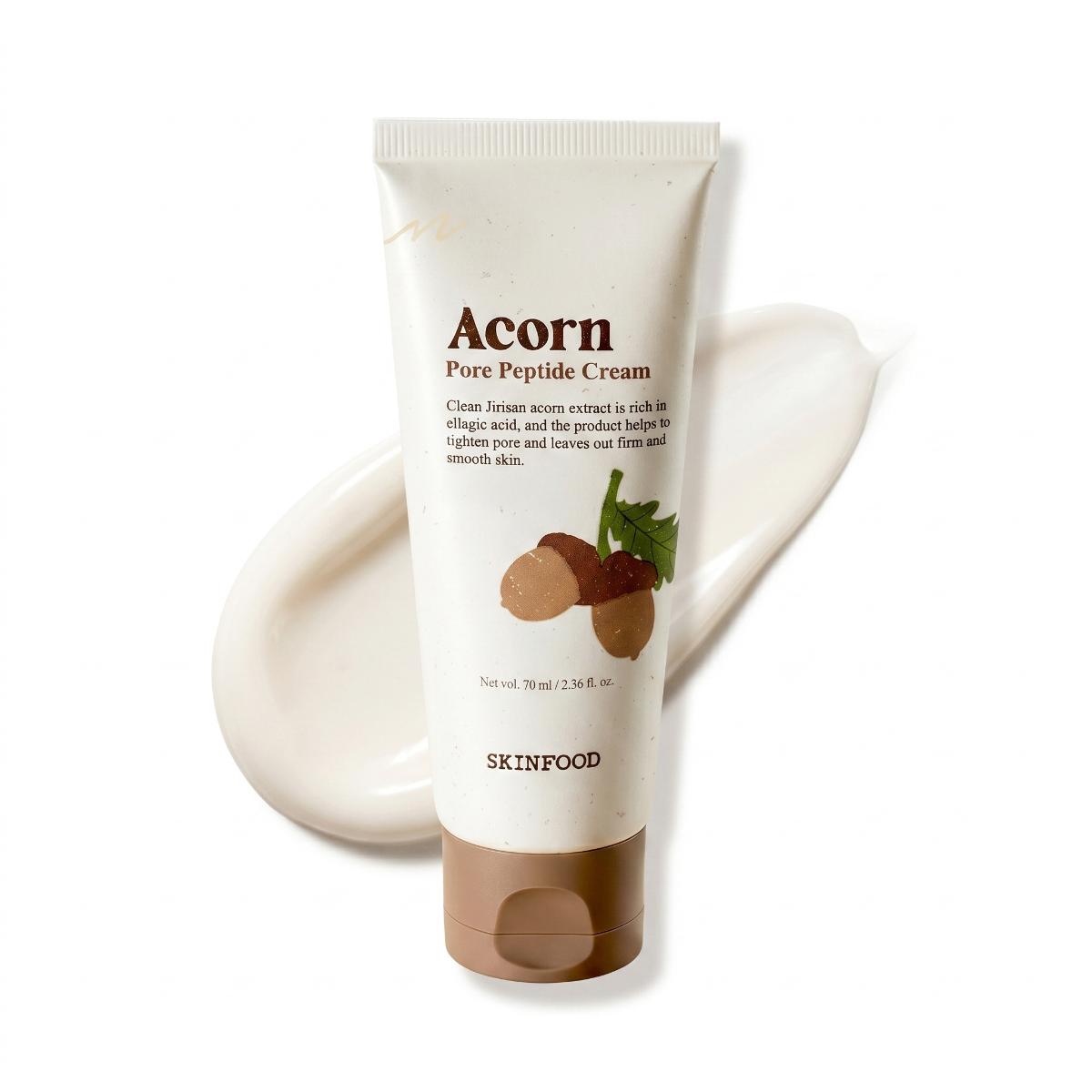 SKINFOOD Acorn Pore Peptide Cream 70ml - Skin2.0