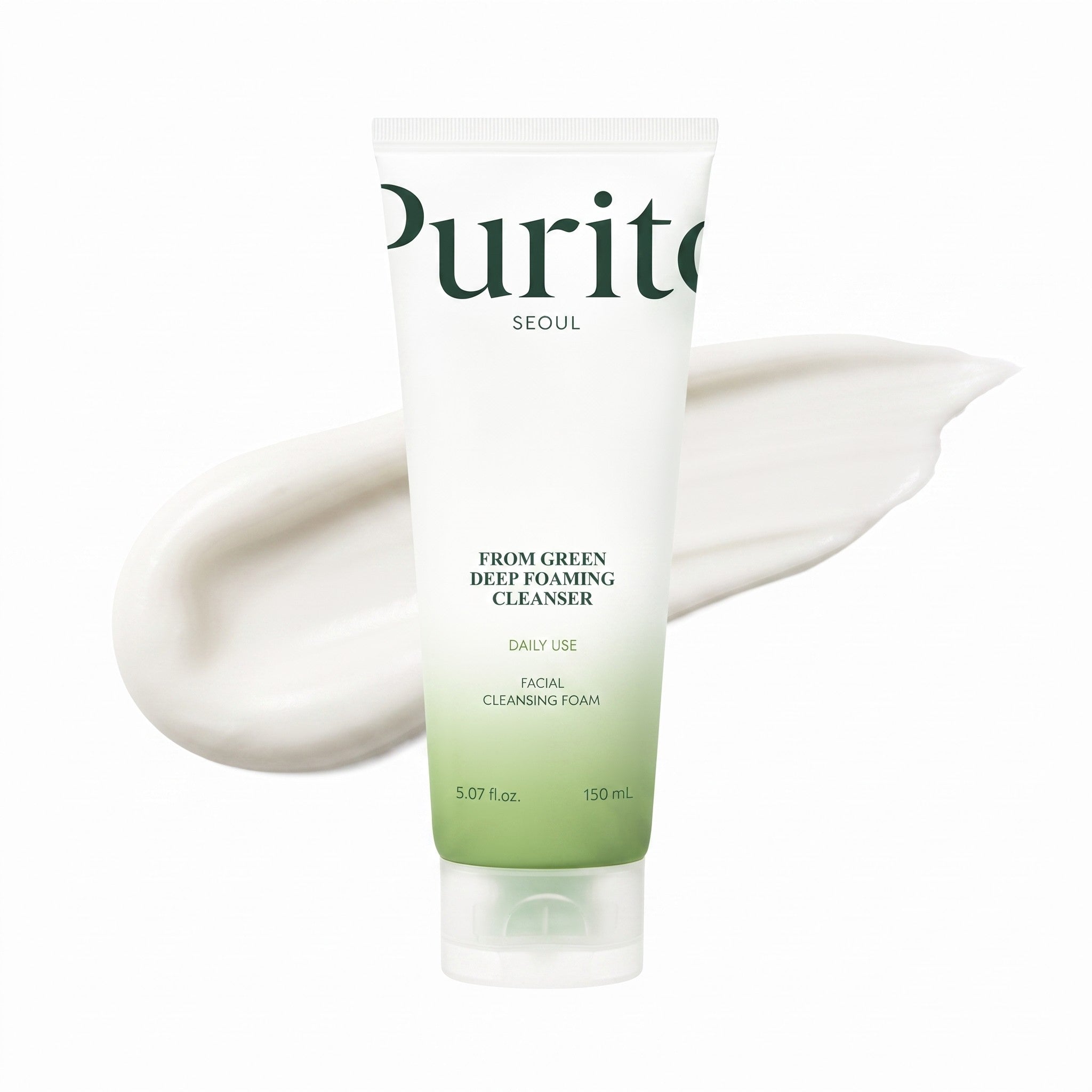 Purito SEOUL From Green Deep Foaming Cleanser 150ml - Skin2.0