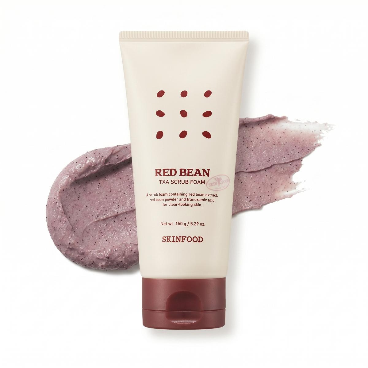 SKINFOOD Red Bean TXA Scrub Foam 150g - Skin2.0
