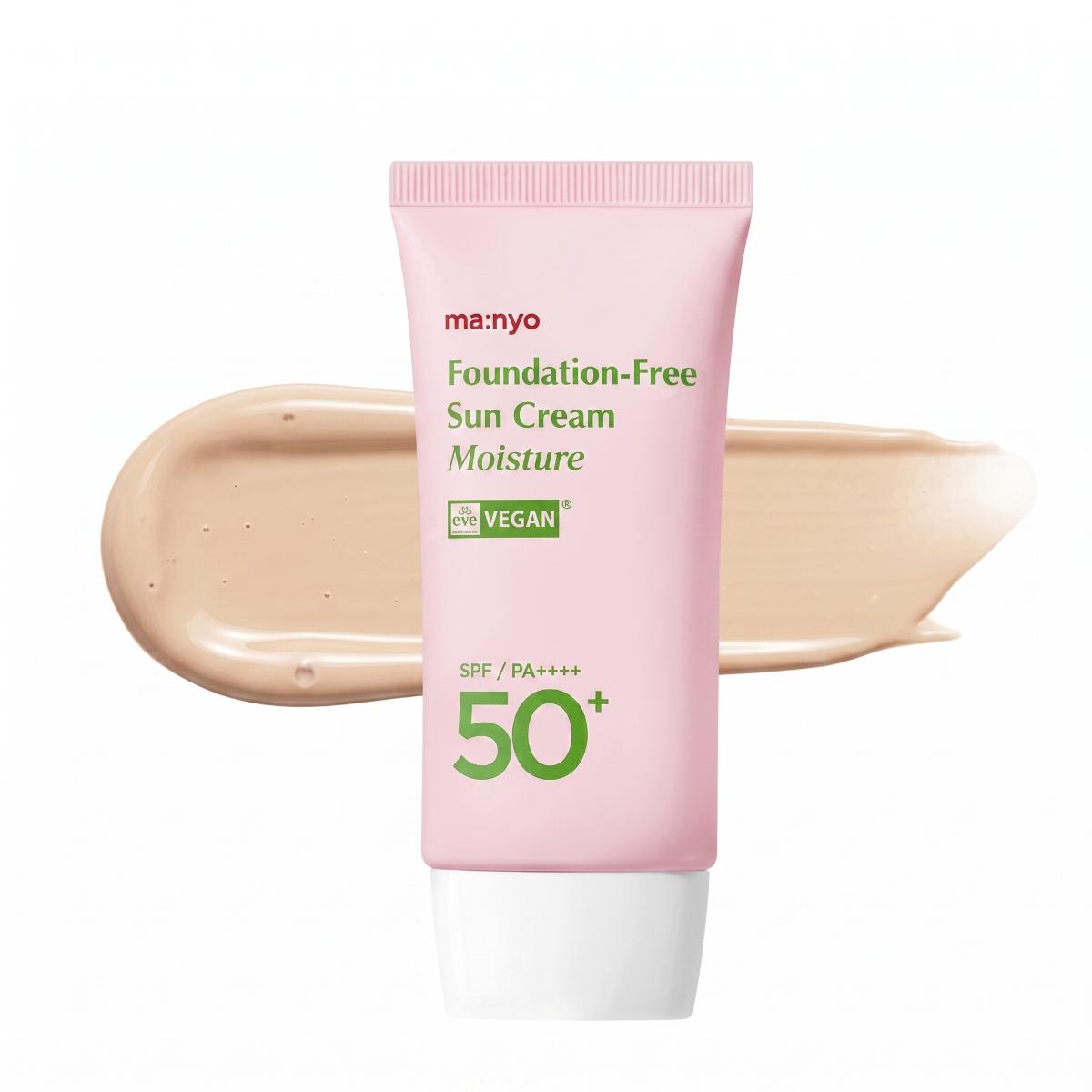 manyo Foundation-Free Sun Cream Moisture 50ml - Skin2.0