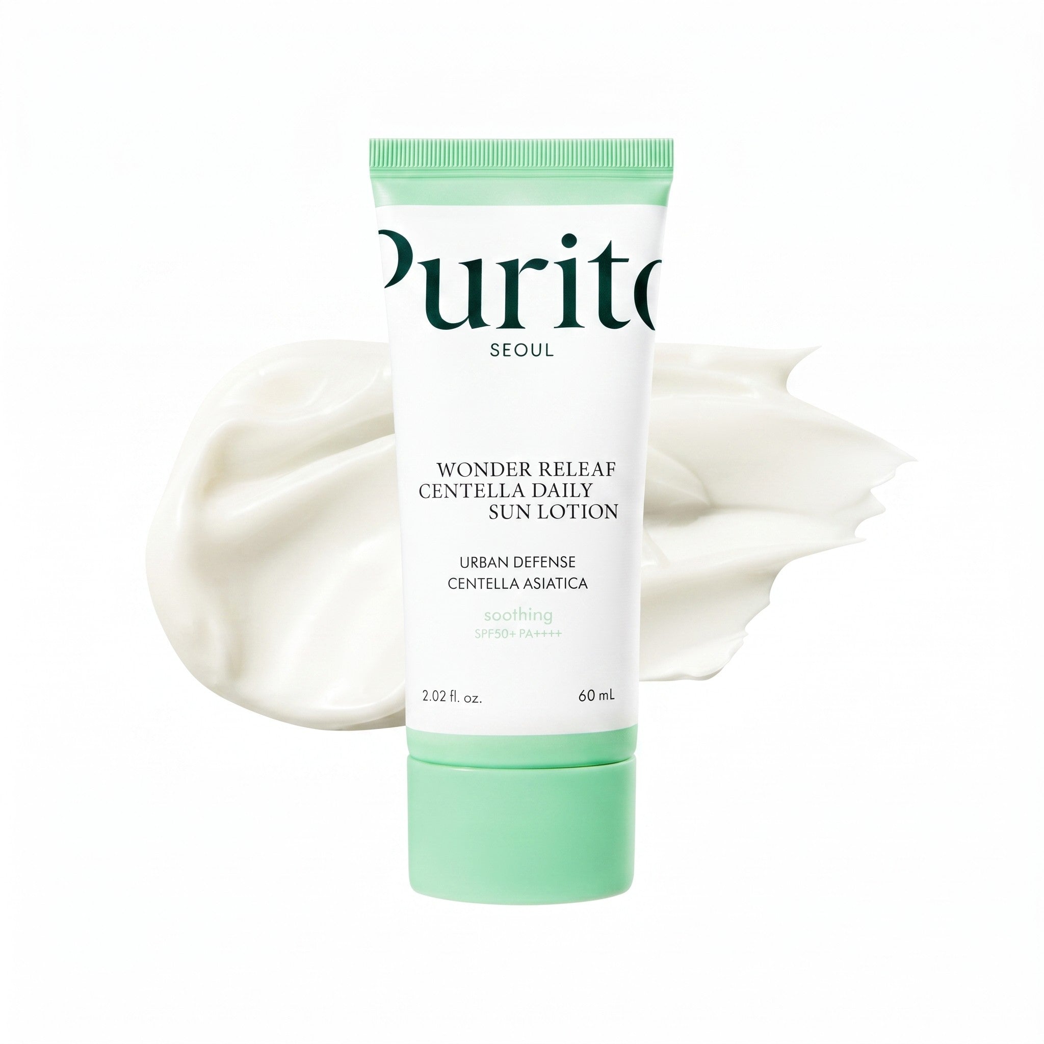 Purito SEOUL Wonder Releaf Centella Daily Sun Lotion SPF50+ PA++++ 60ml - Skin2.0