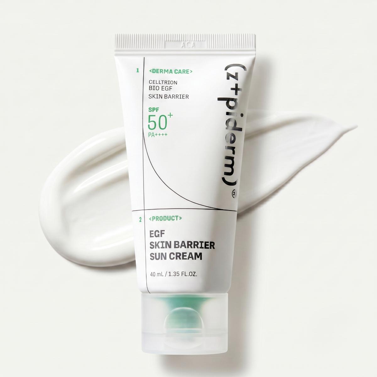 z+piderm EGF Skin Barrier Sunscreen 40ml - Skin2.0