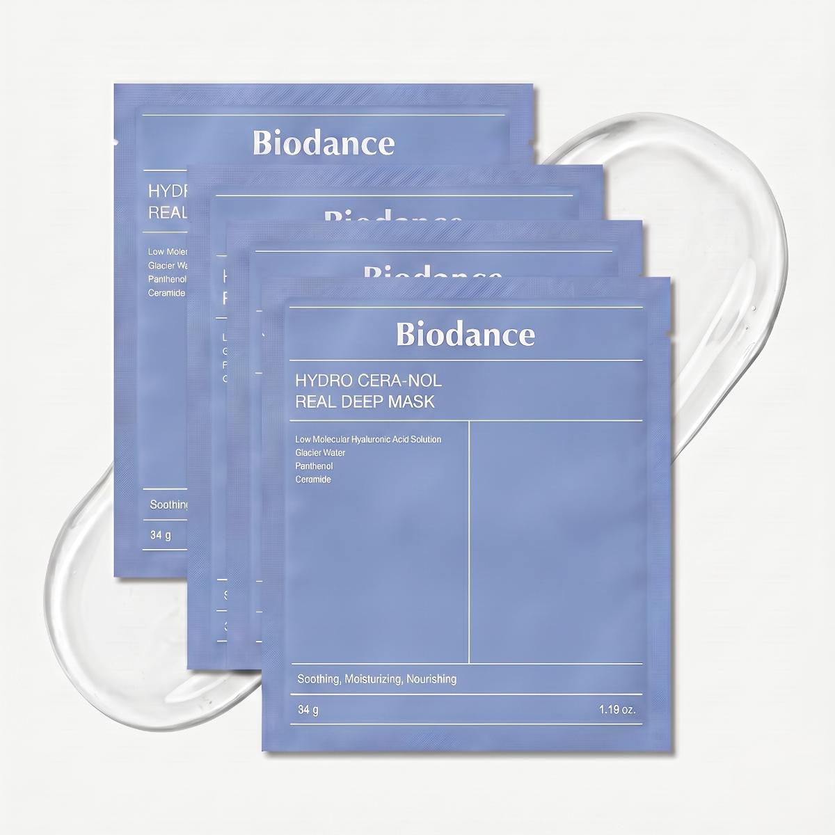 Biodance Hydro Cera nol Real Deep Mask 4 Sheets - Skin2.0