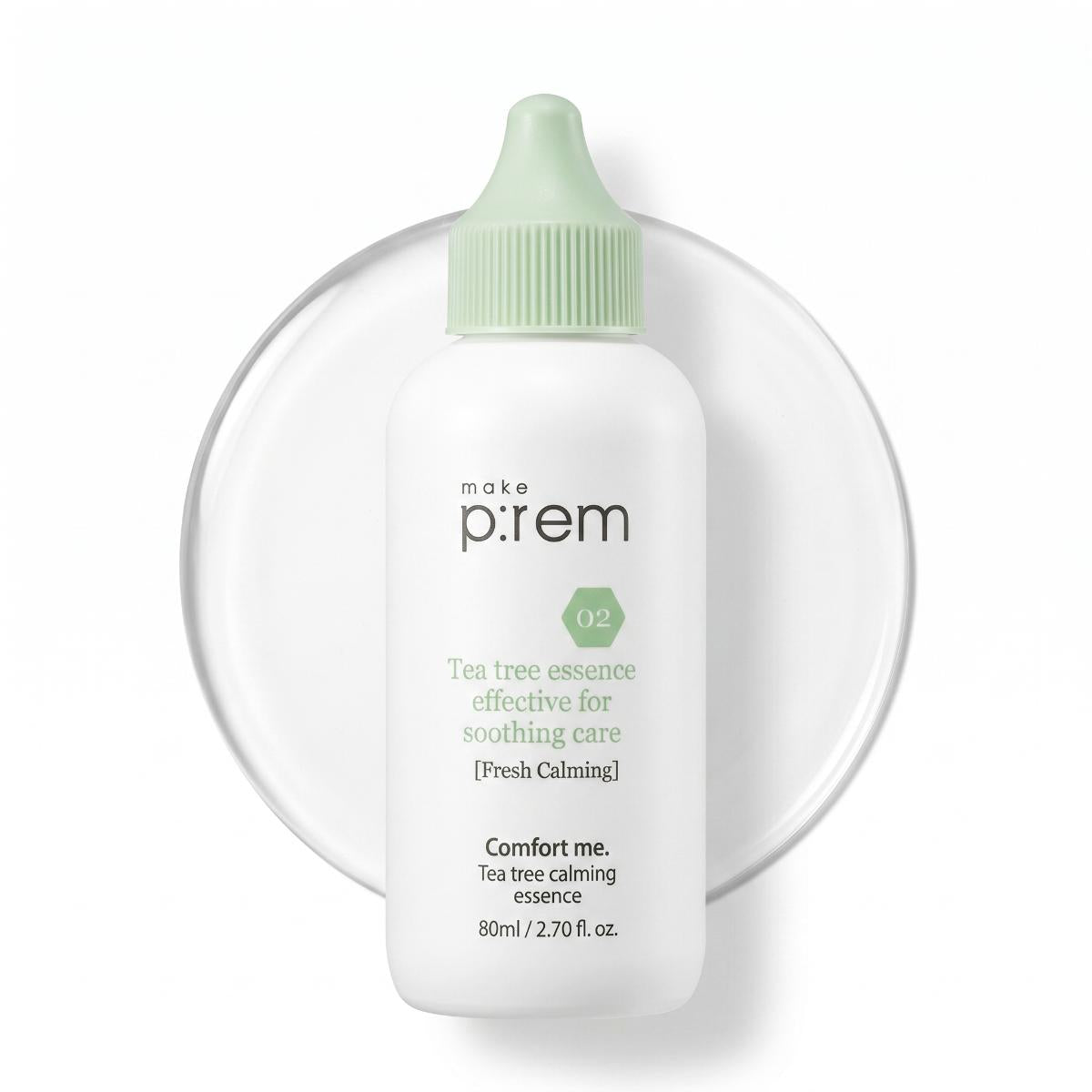 make p:rem Comfort me Tea Tree Calming Essence 80ml - Skin2.0