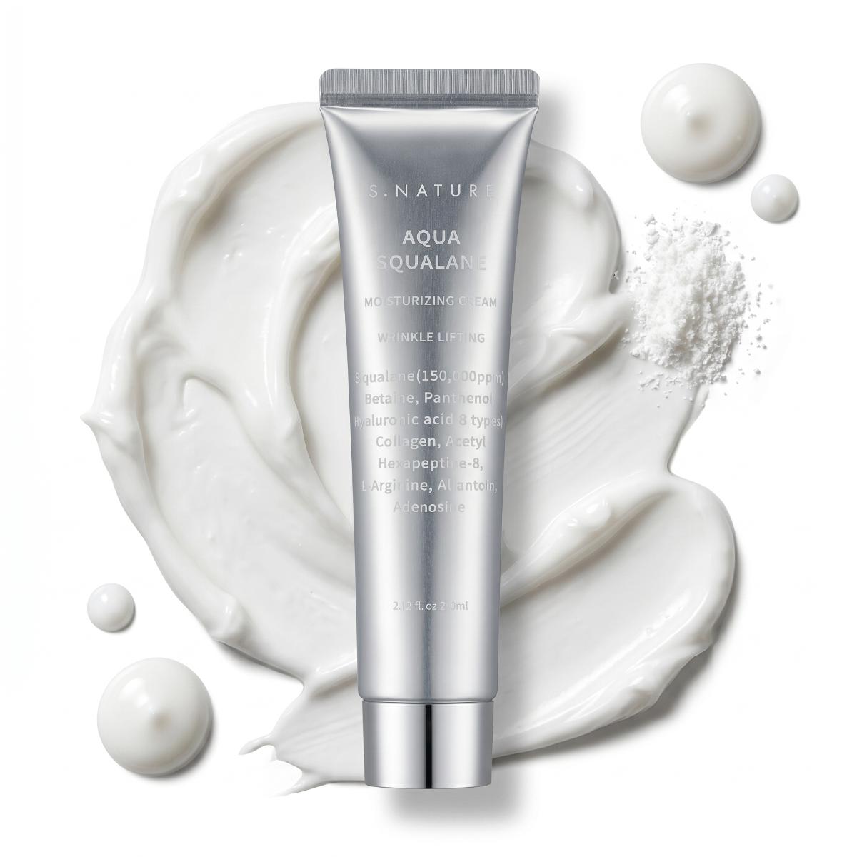 S.Nature Aqua Squalane Moisture Cream 60ml - Skin2.0