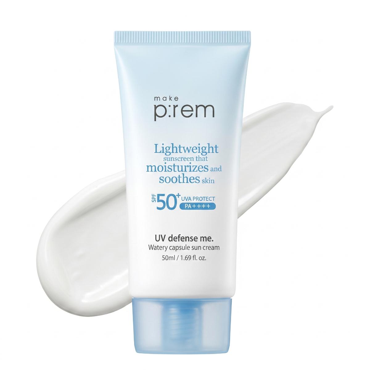 make p:rem UV Defense Me Watery Capsule Sun Cream 50ml - Skin2.0