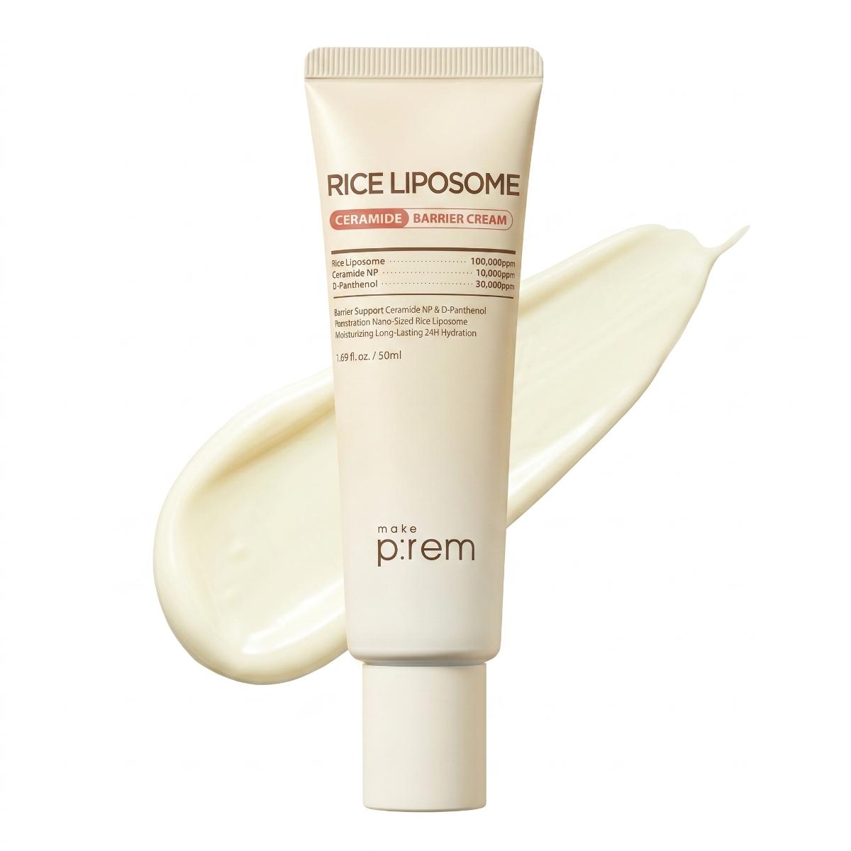 make p:rem Rice Liposome Ceramide Barrier Cream 50ml - Skin2.0