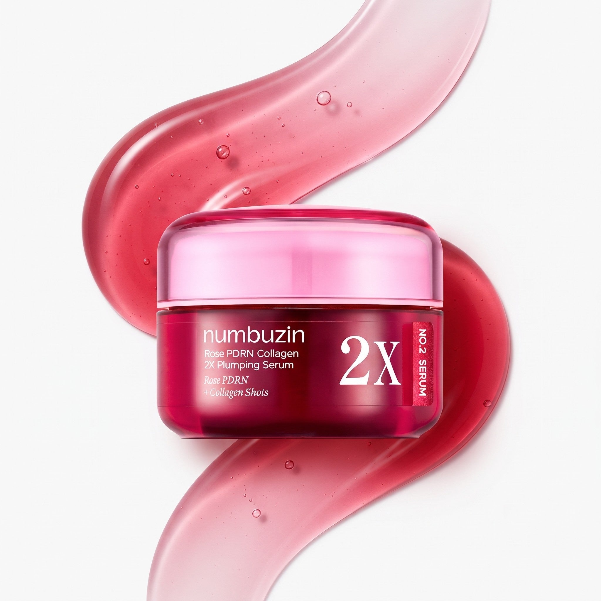 numbuzin No.2 2X Rose PDRN Collagen Plumping Serum 30ml - Skin2.0