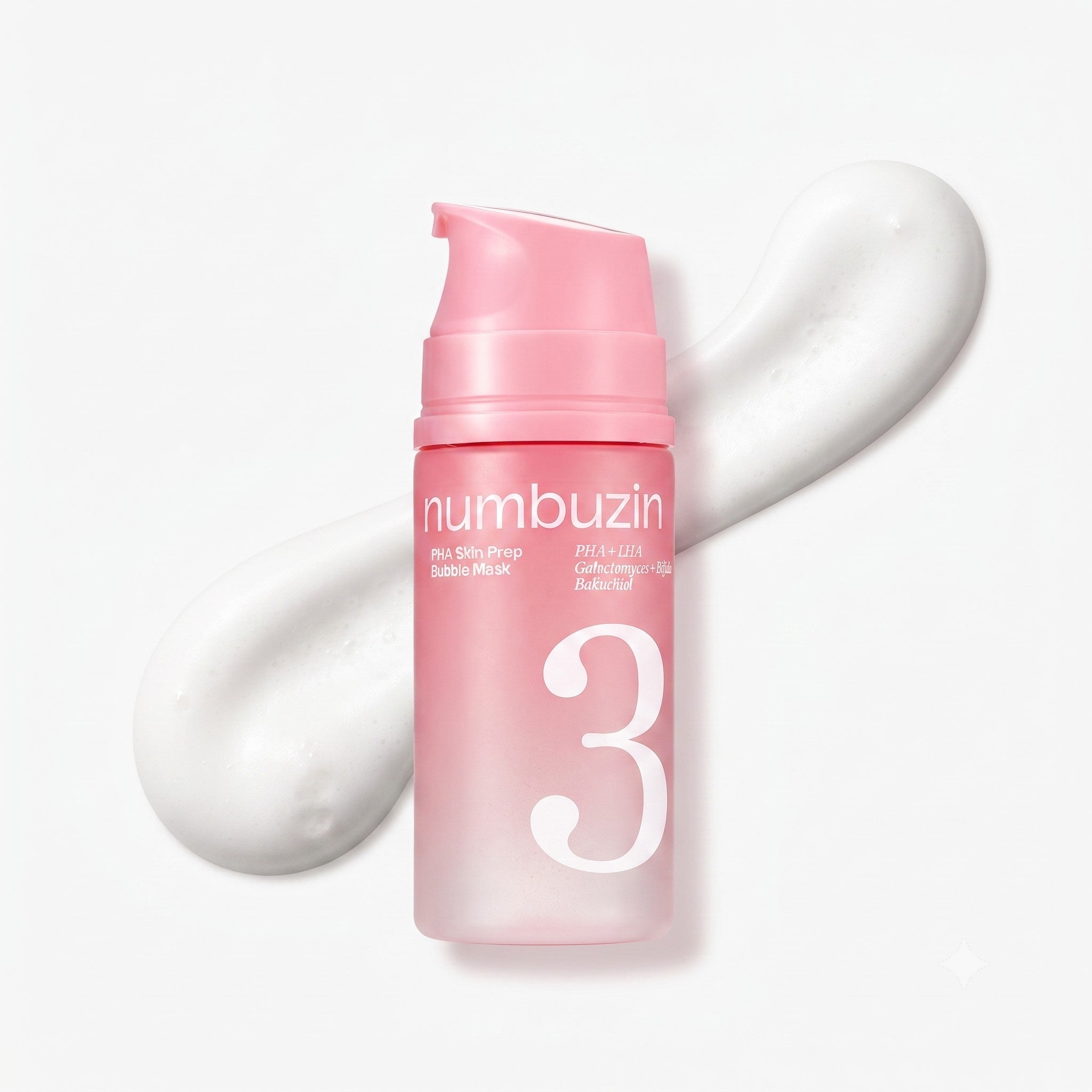 numbuzin No.3 PHA Skin Prep Bubble Mask 90ml - Skin2.0