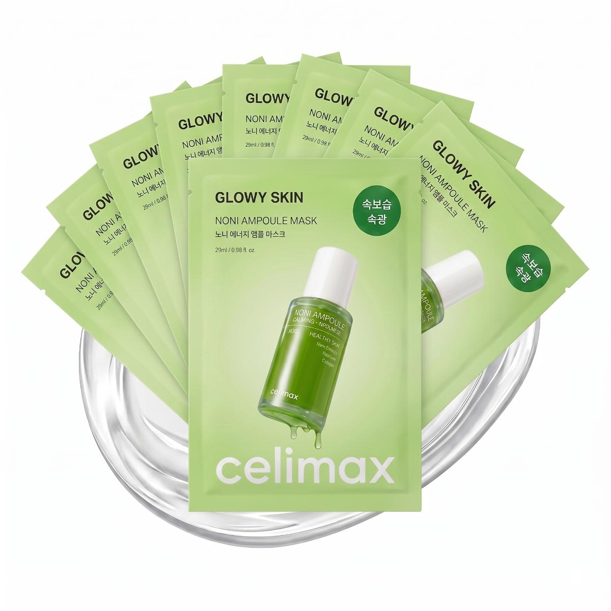 Celimax The Real Noni Energy Ampoule Mask Sheet (10 Sheets) - Skin2.0