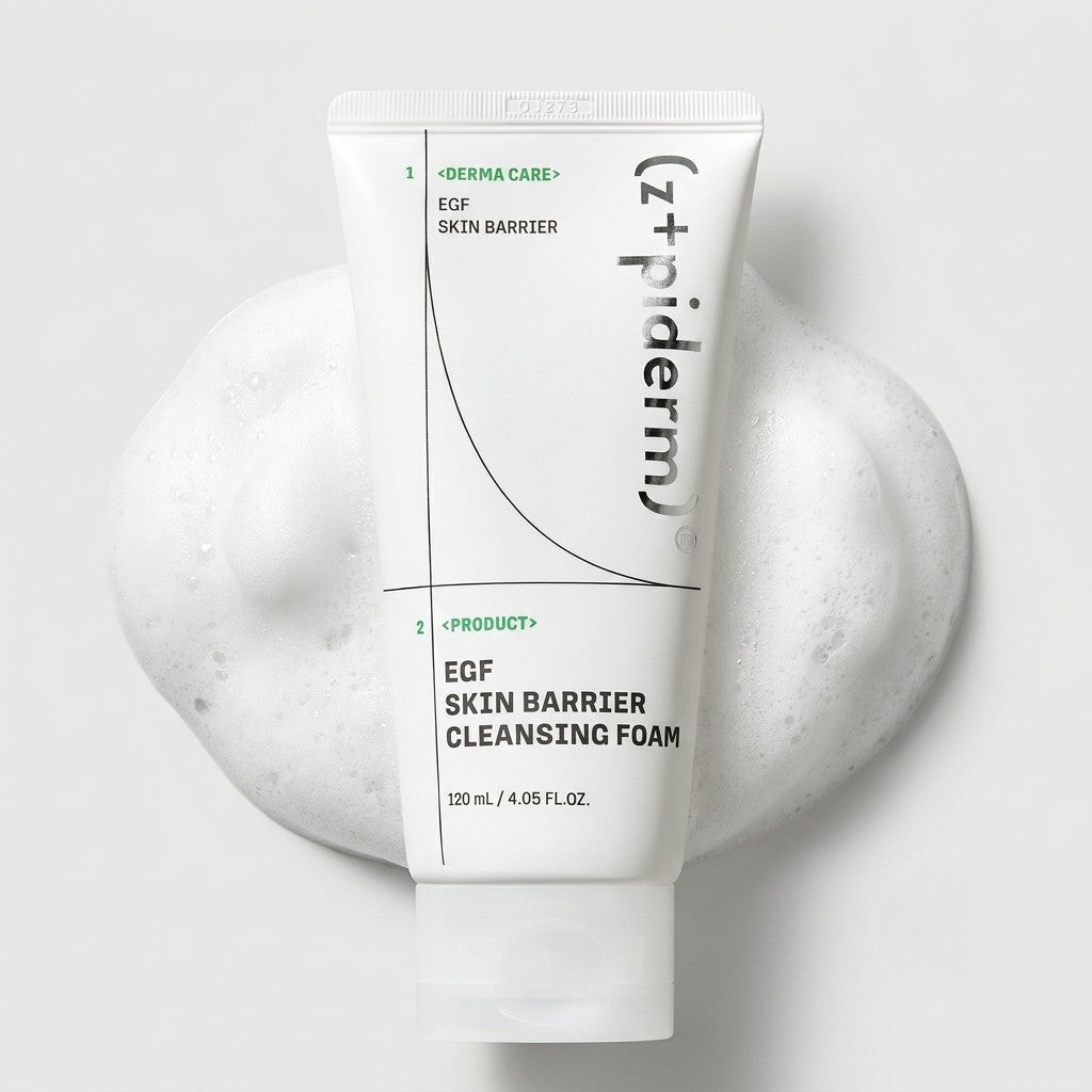 z+piderm EGF Skin Barrier Cleansing Foam 120ml - Skin2.0