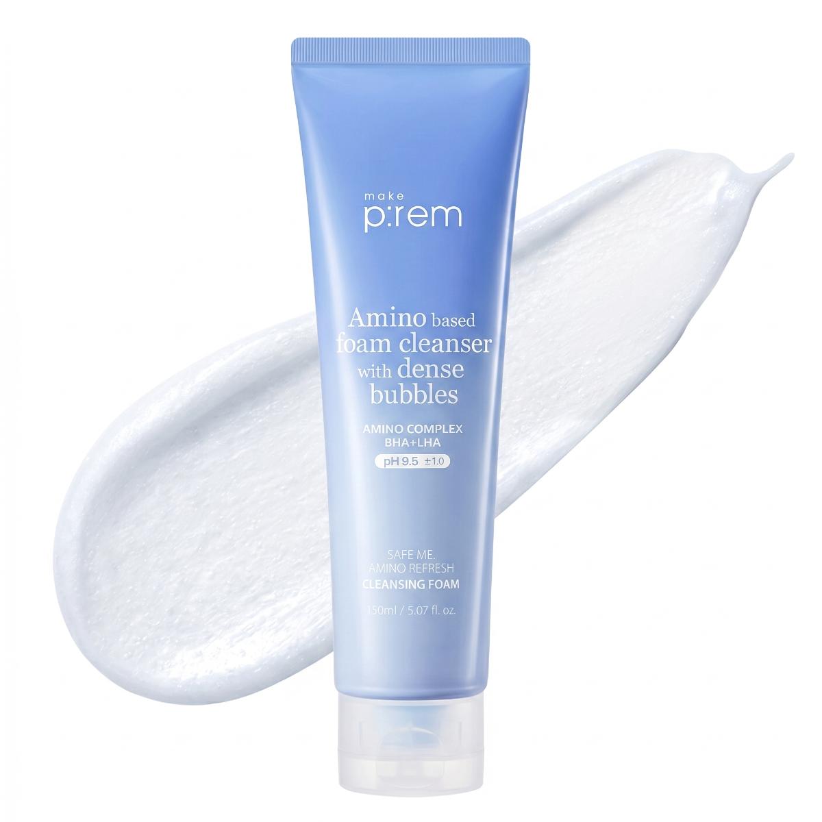 make p:rem Safe me Amino Refresh Cleansing Foam 150ml - Skin2.0