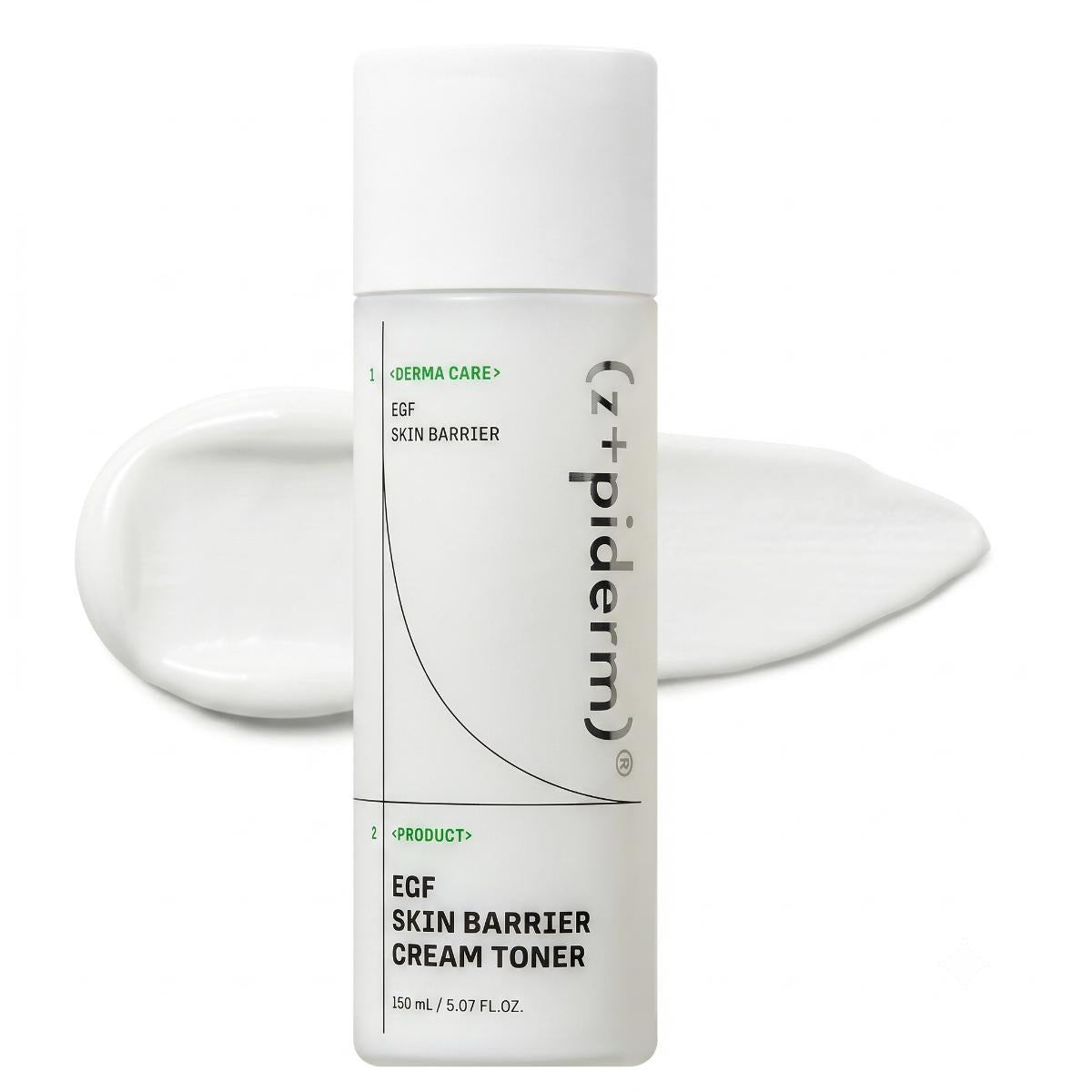 z+piderm EGF Skin Barrier Cream Toner 150ml - Skin2.0