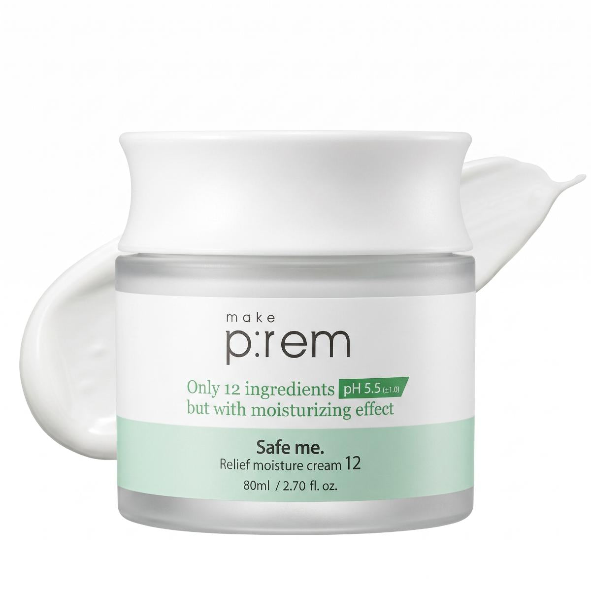 make p:rem Safe me Relief Moisture Cream 12 80ml - Skin2.0