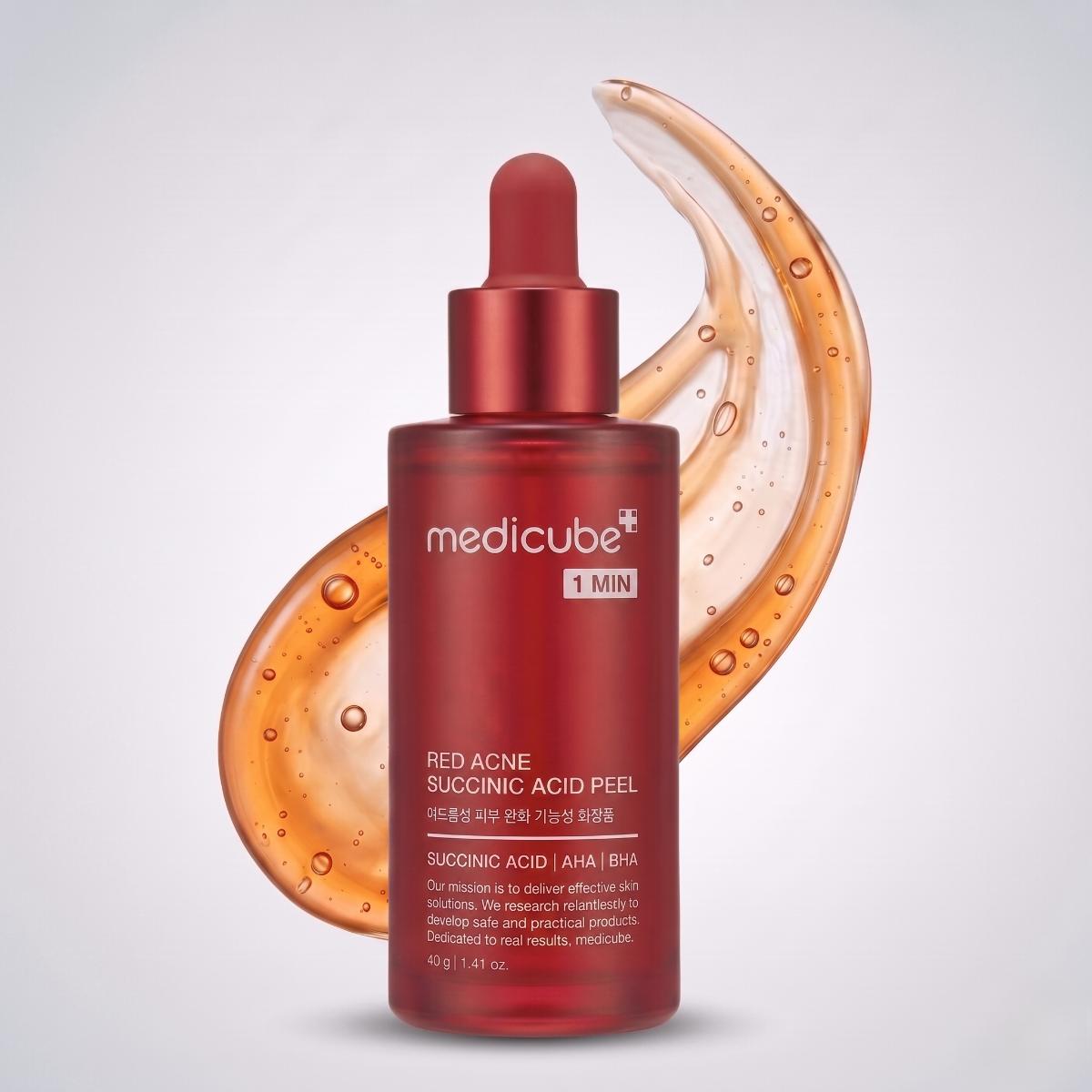 MEDICUBE Red Acne Succinic Acid Peel Serum 40g - Skin2.0