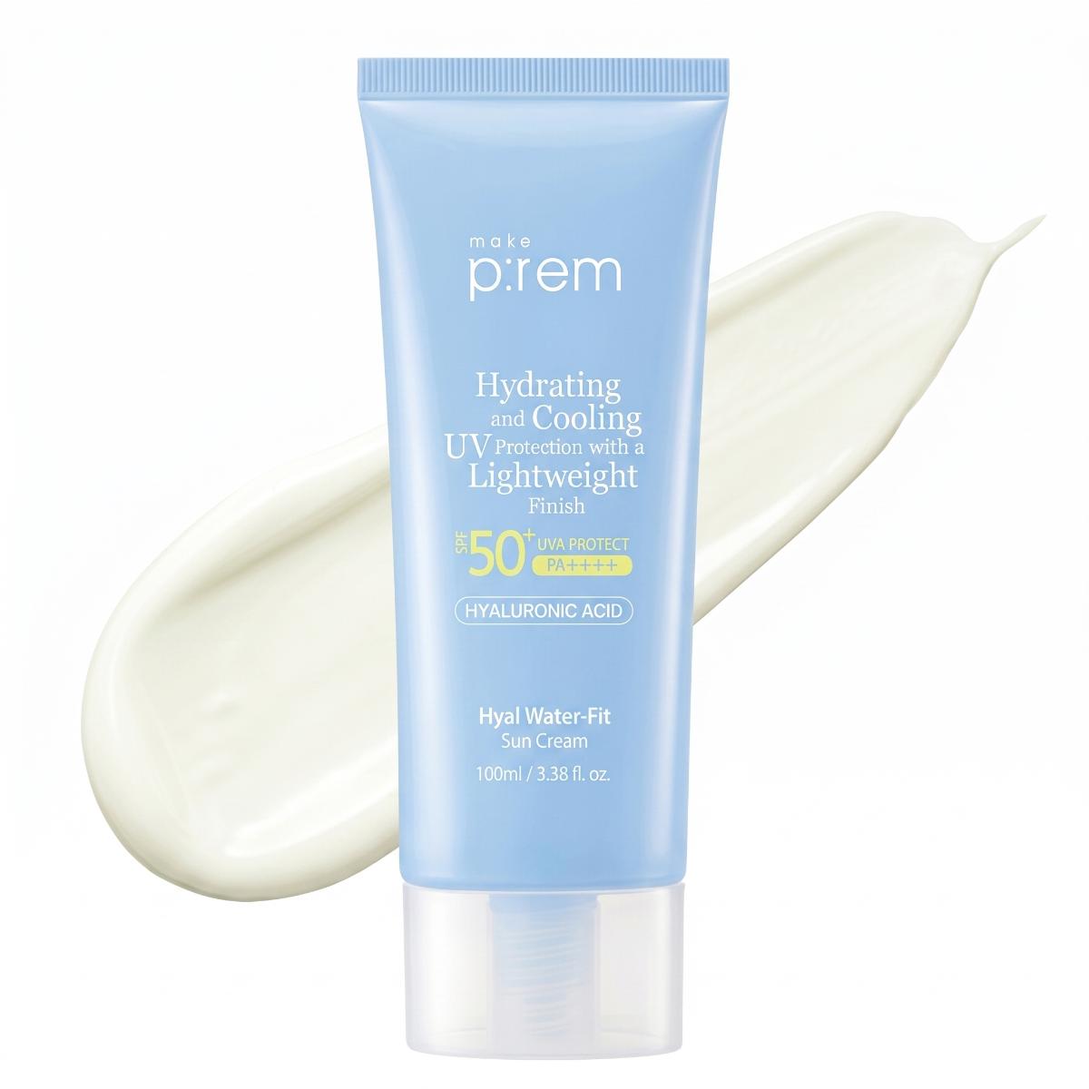 make p:rem Hyal Water Fit Sun Cream 100ml - Skin2.0