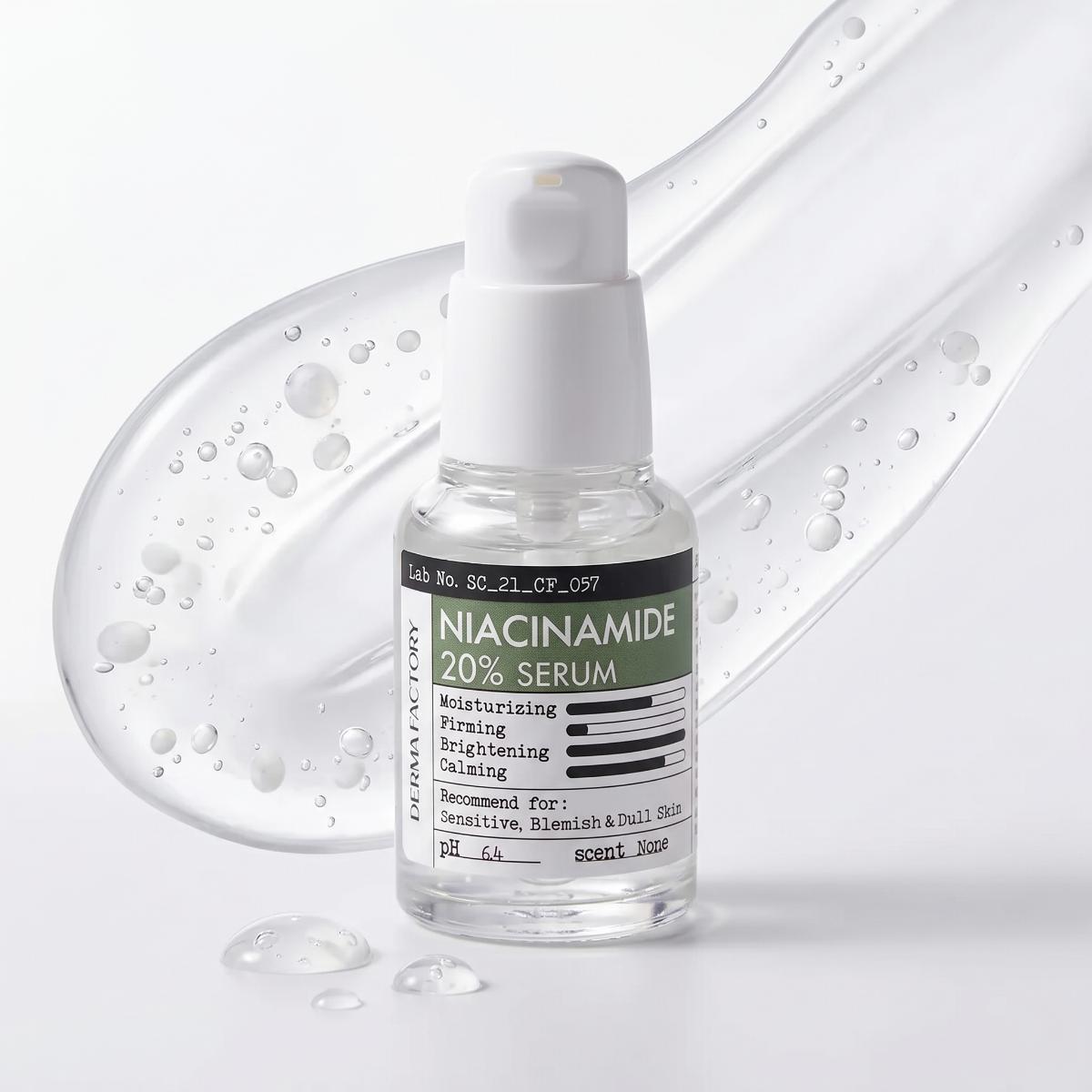 Derma Factory Niacinamide 20% Serum 30ml - Skin2.0