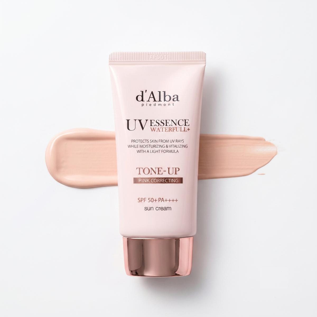 d'Alba Clean Tea Tree Liposome Tone-Up Sun Cream Pink 50ml - Skin2.0