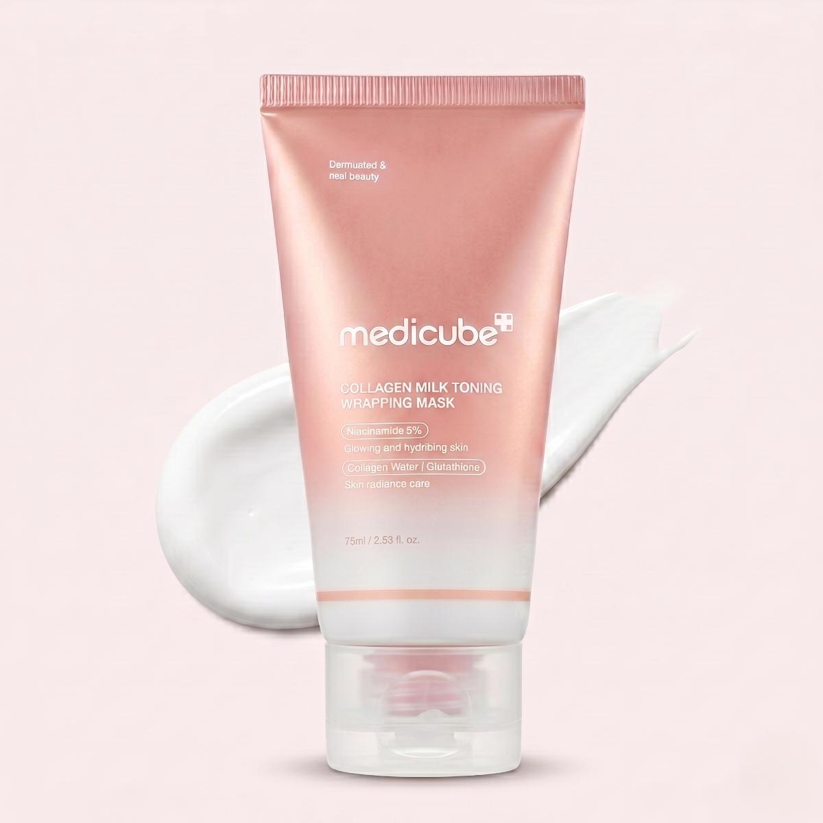 MEDICUBE Collagen Milky Toning Wrapping Mask 75ml - Skin2.0