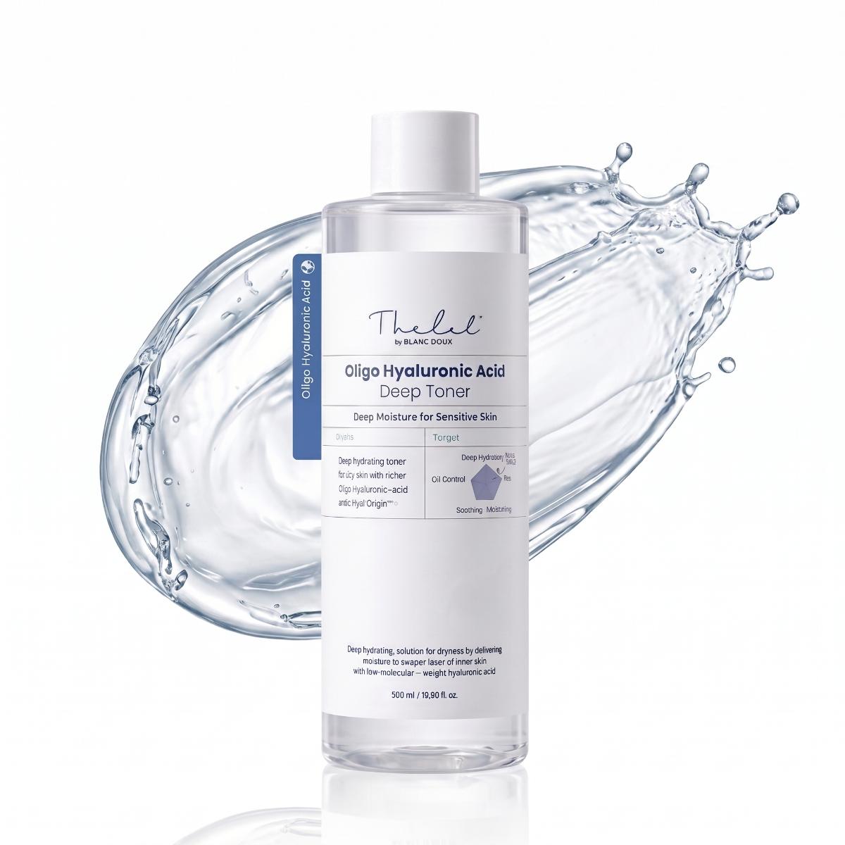 The Lab by Blanc Doux Oligo Hyaluronic Acid Deep Toner 500ml - Skin2.0