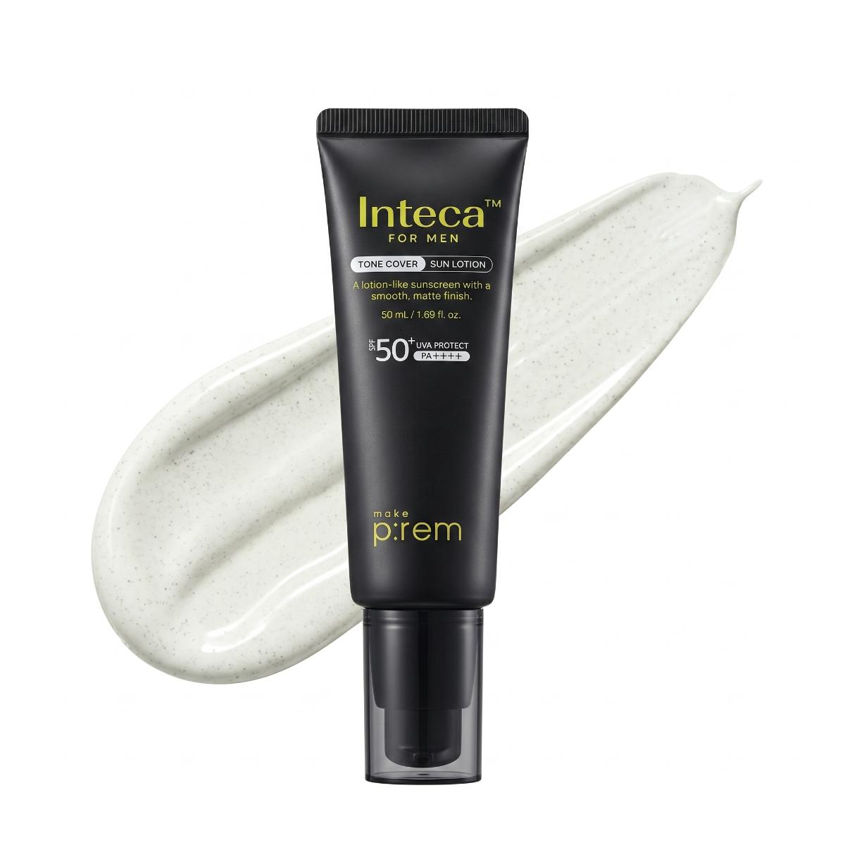 make p:rem Inteca For Men Tone Cover Sun Lotion 50ml - Skin2.0