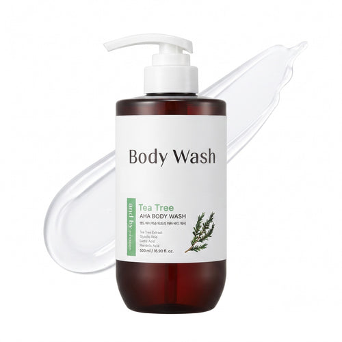 and by mixsoon Tea Tree AHA Body Wash 500ml - Skin2.0