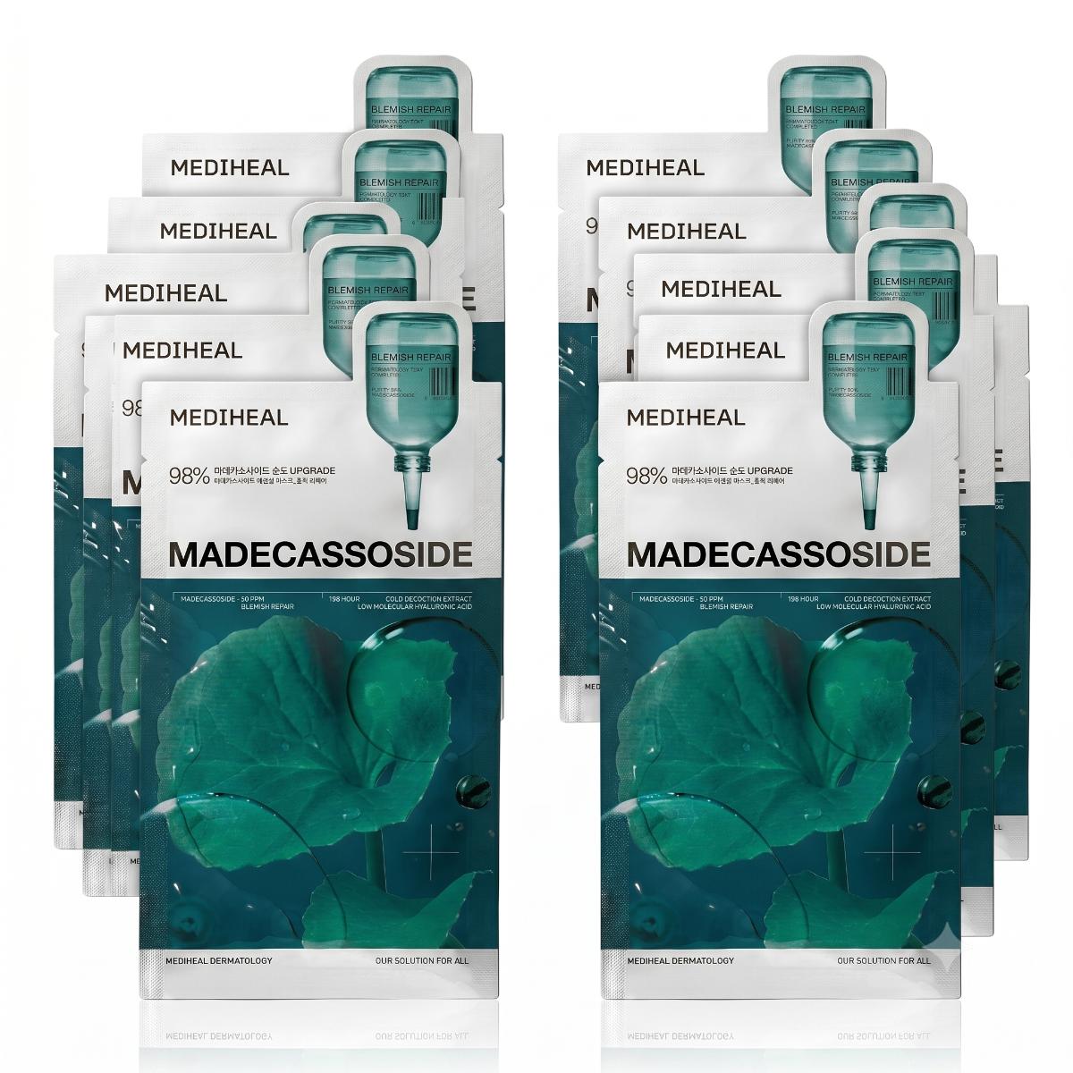 MEDIHEAL Madecassoside Essential Mask 10 Sheets - Skin2.0