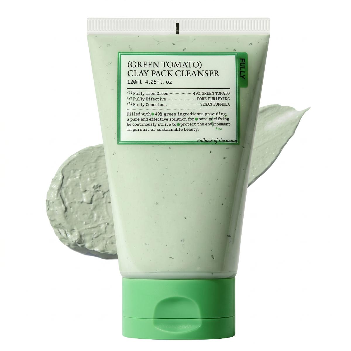 FULLY Green Tomato Clay Pack Cleanser 120ml - Skin2.0