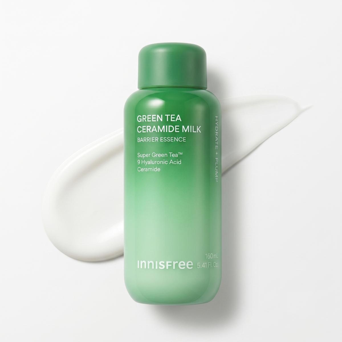 Innisfree Green Tea Ceramide Milk Barrier Essence 160ml - Skin2.0