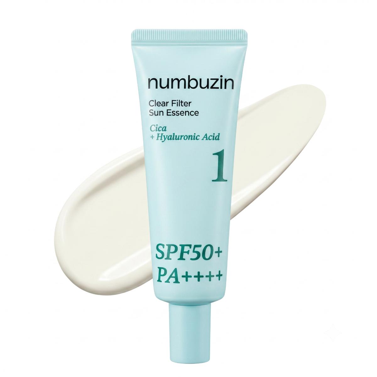 numbuzin No.1 Clear Filter Sun Essence SPF50+ PA++++ 50ml - Skin2.0