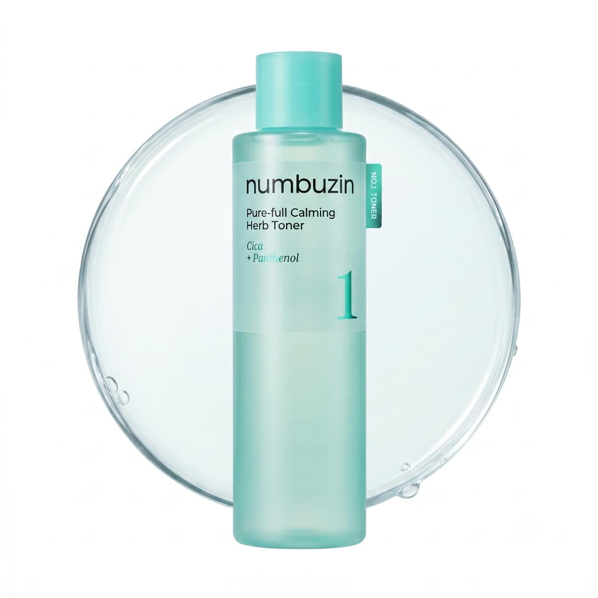 numbuzin No.1 Pure full Calming Herb Toner 300ml - Skin2.0