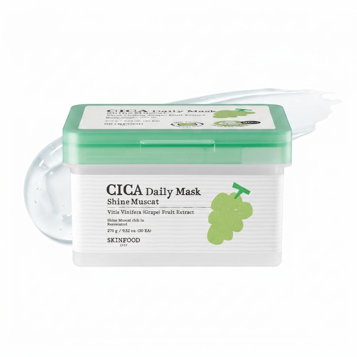 SKINFOOD Shine Muscat Cica Daily Mask 30 Sheets - Skin2.0