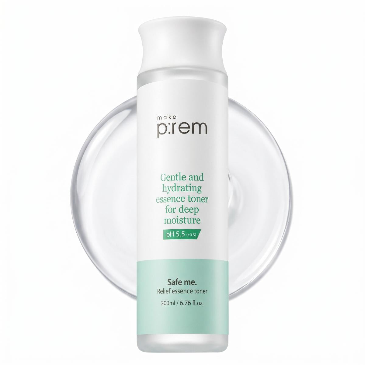 make p:rem Safe me Relief Essence Toner 200ml - Skin2.0