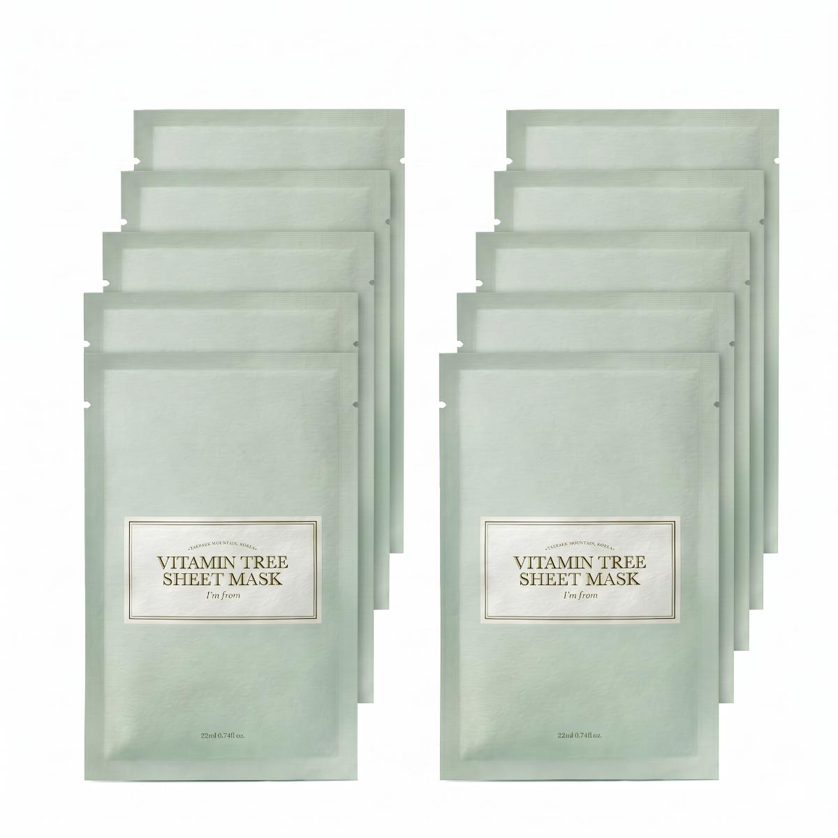 I'm From Vitamin Tree Sheet Mask 10 Sheets - Skin2.0