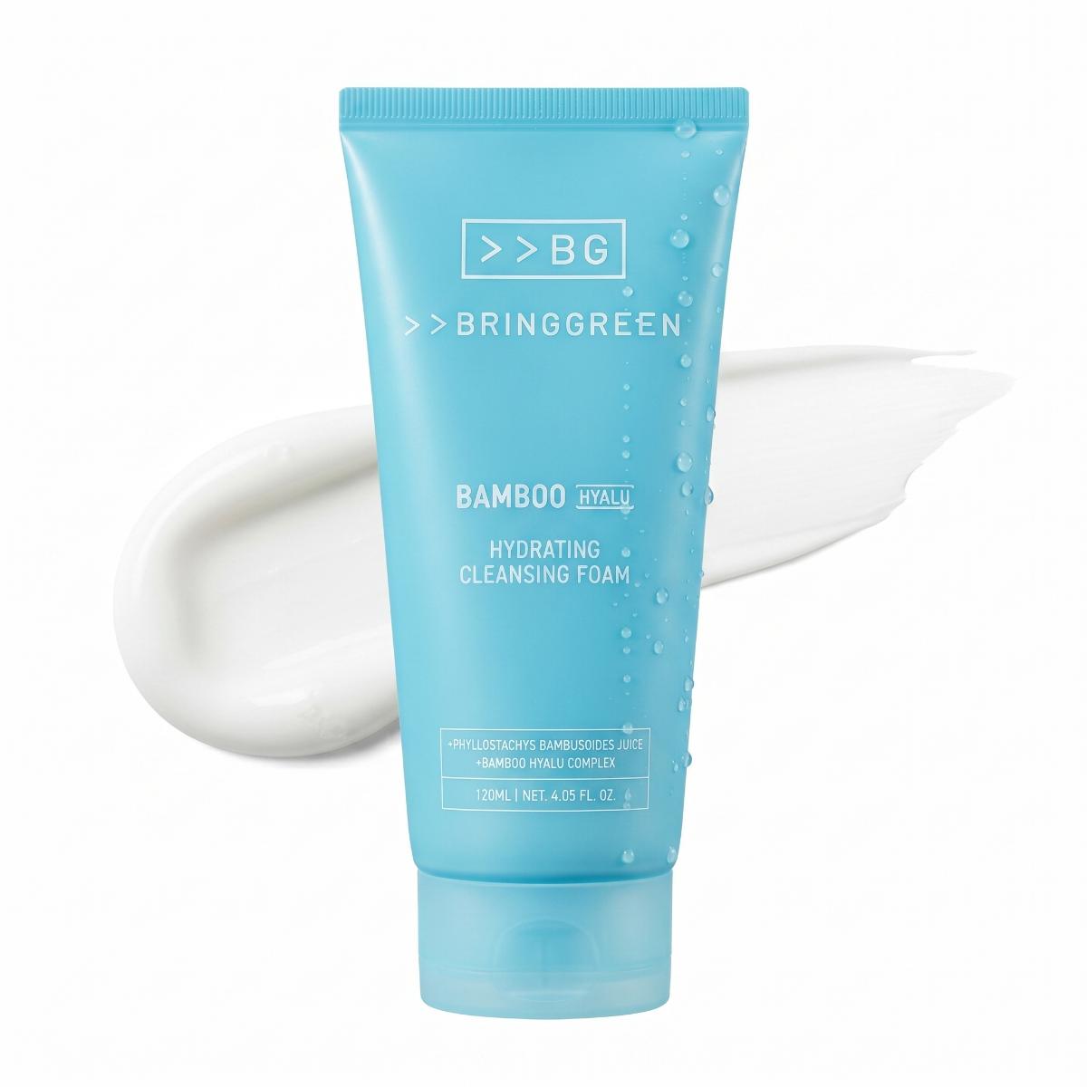 BRINGGREEN Bamboo Hyalu Hydrating Cleansing Foam 120ml - Skin2.0