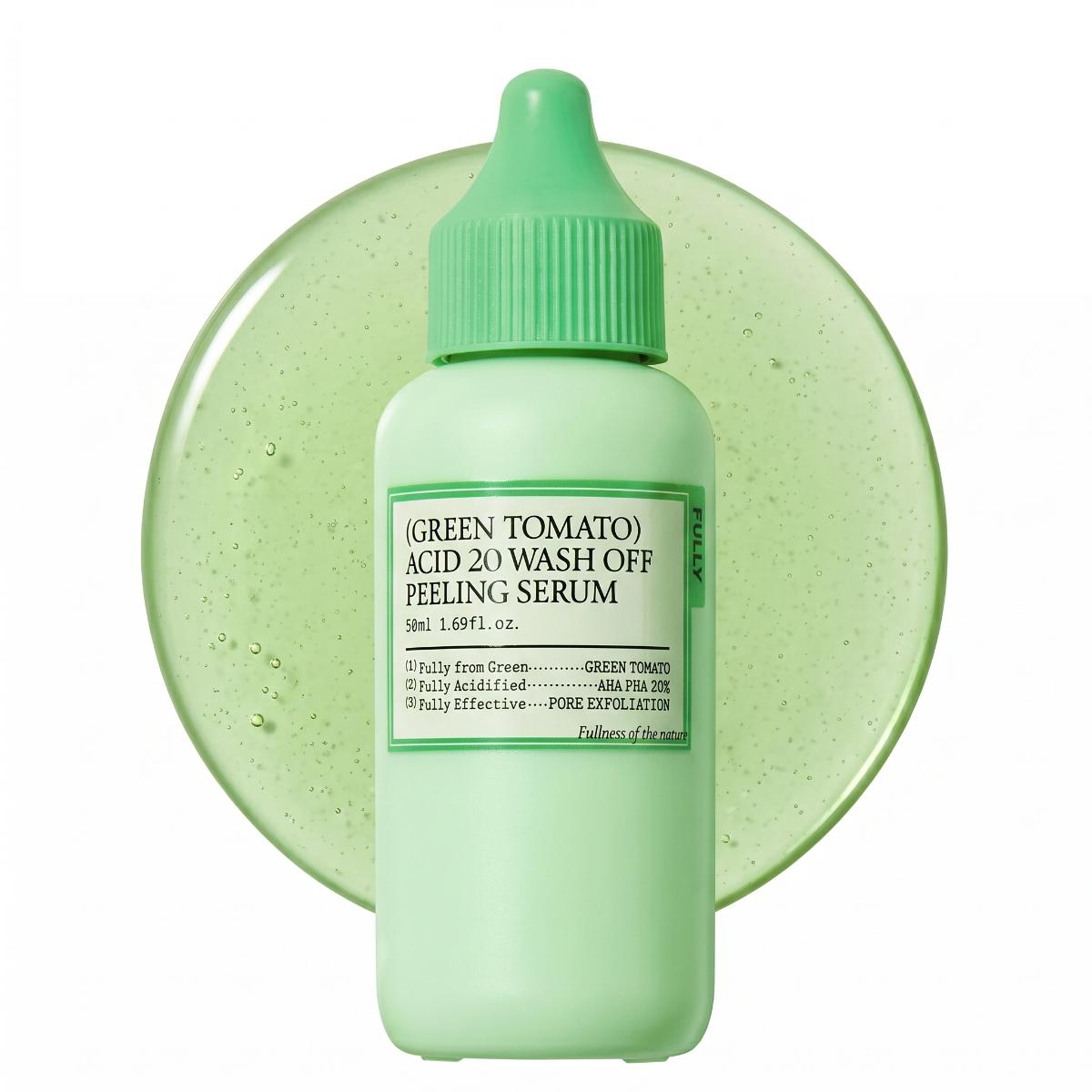 FULLY Green Tomato Acid 20 Wash off Peeling Serum 50ml - Skin2.0
