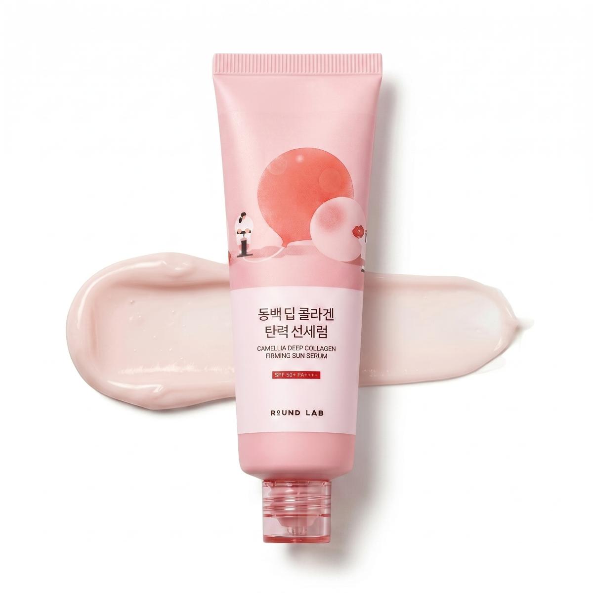 ROUND LAB Camellia Deep Collagen Firming Sun Serum 50ml - Skin2.0
