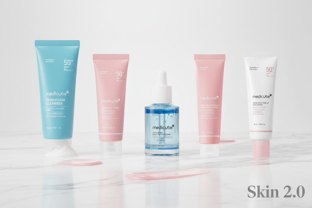 Medicube 5-Step Glass Skin Kit: Hydrate, Repair & Illuminate - Skin2.0