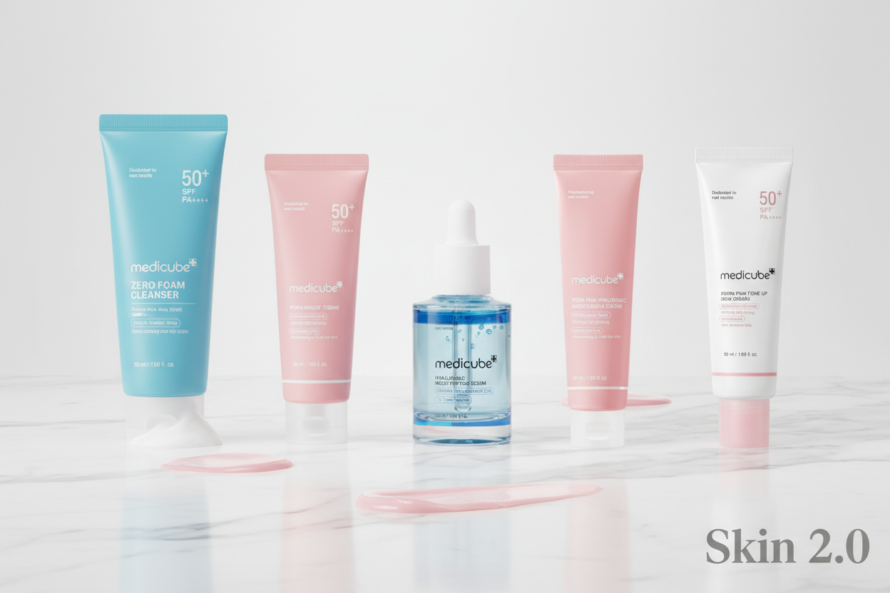 Medicube 5-Step Glass Skin Kit: Hydrate, Repair & Illuminate - Skin2.0